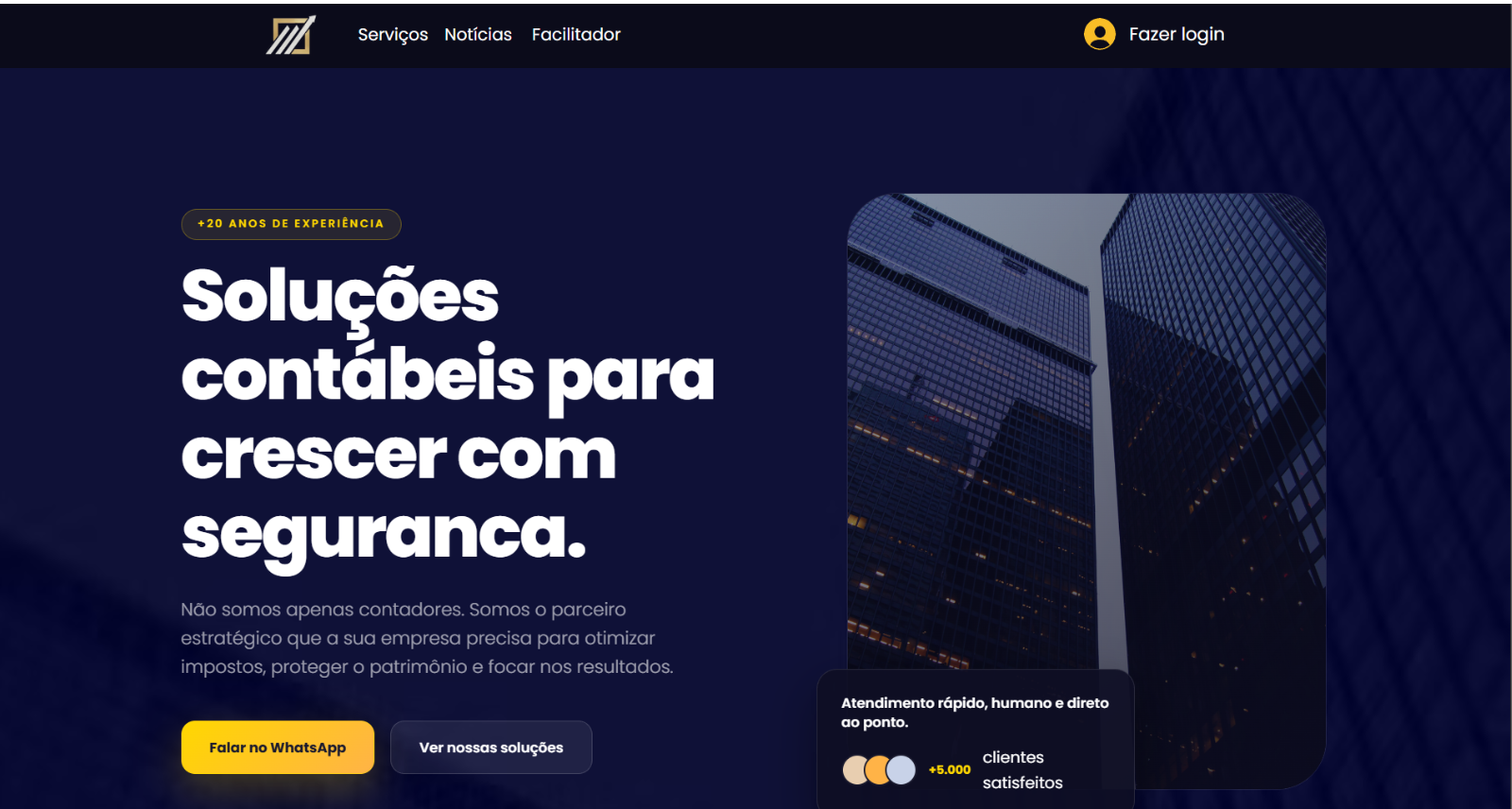 Site da Elzo Contabilidade